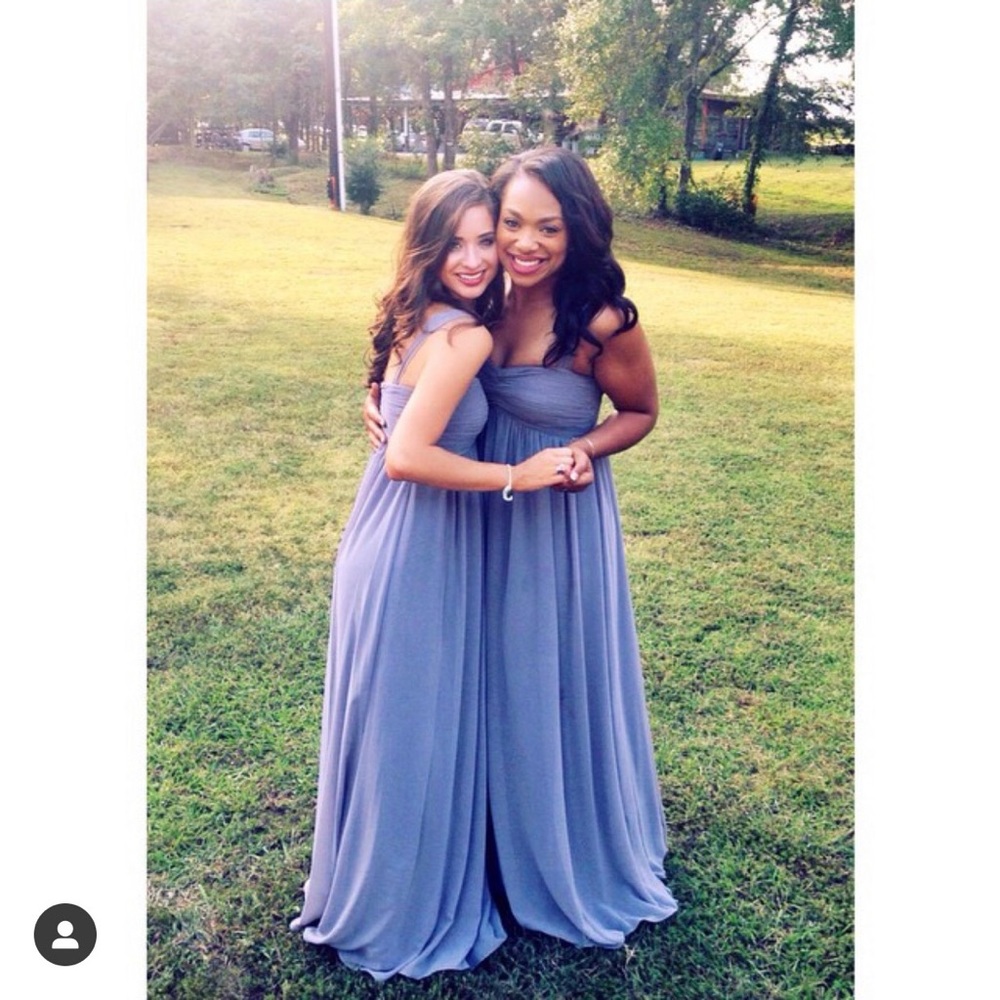 Charcoal formal dress from Bari Jay